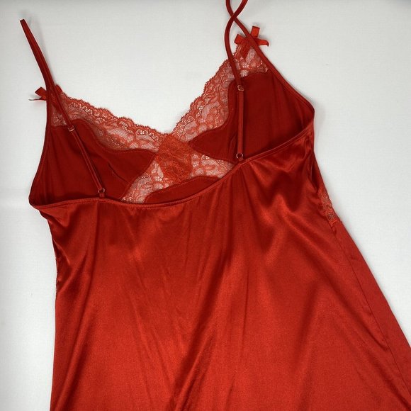 Agent Provocateur Luna Red Silk Slip AP3 Medium NWT $390 - Picture 9 of 11